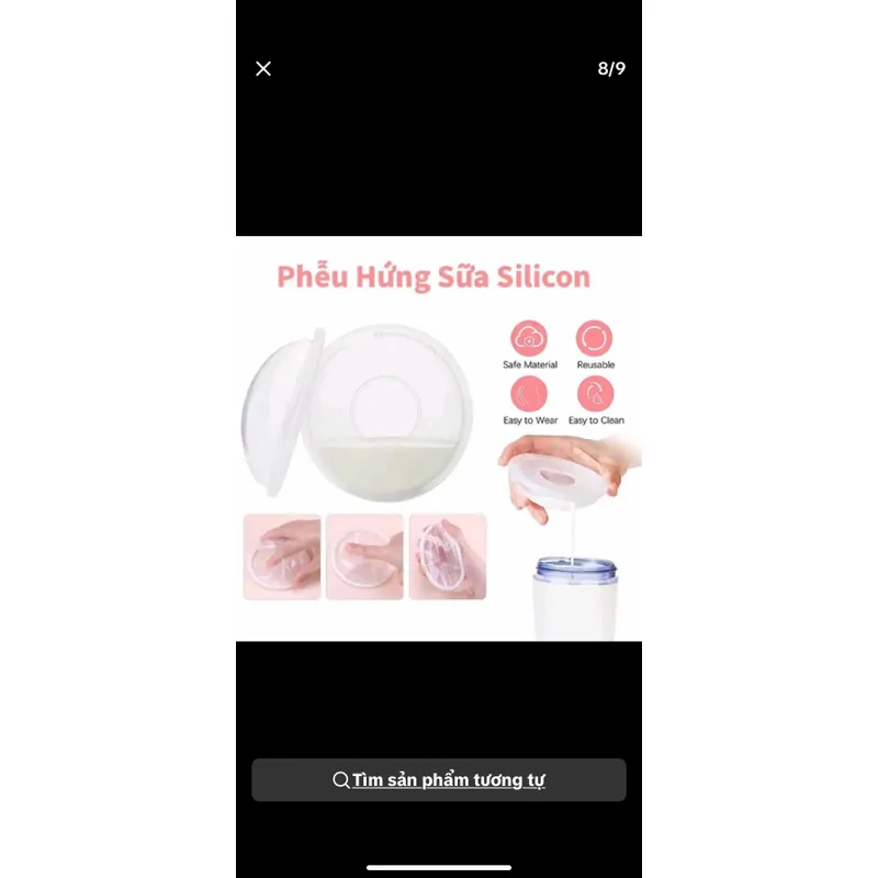 Cốc hứng sữa silicon cho mẹ 698043