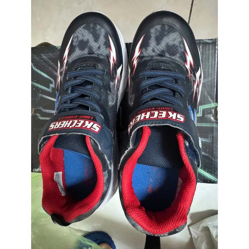 GIÀY SNEAKER THƯƠNG HIỆU SKECHERS , CÓ ĐÈN 654041