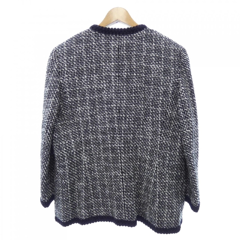 【Mã giảm giá】Thời trang Leonar LEONARD FASHION Áo khoác không cổ 636812