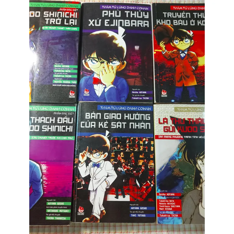 COMBO 7 CUỐN THÁM TỬ LỪNG DANH CONAN - PHẦN ĐẶC BIỆT - BẢN TIỂU THUYẾT 713709