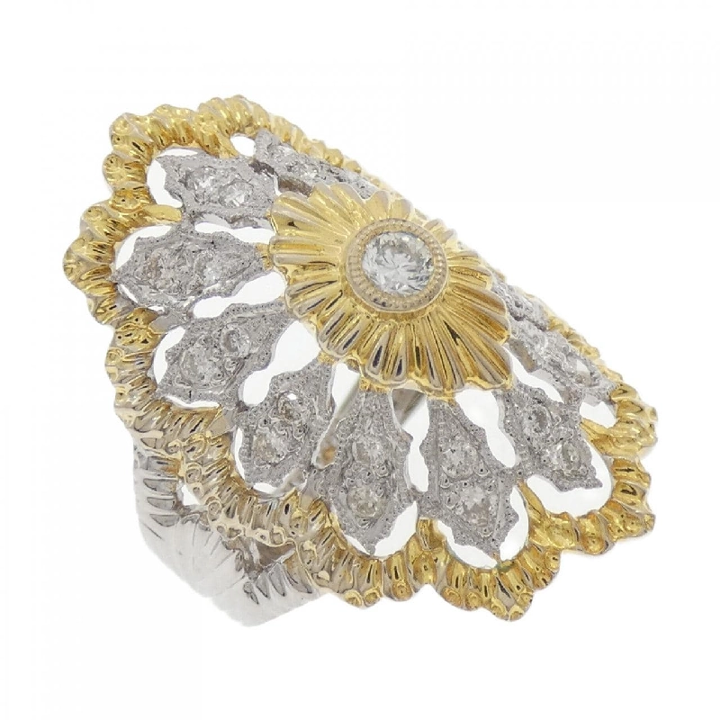 Nhẫn kim cương K18WG/K18YG 0.45CT - Hàng hiệu Authentic 854572