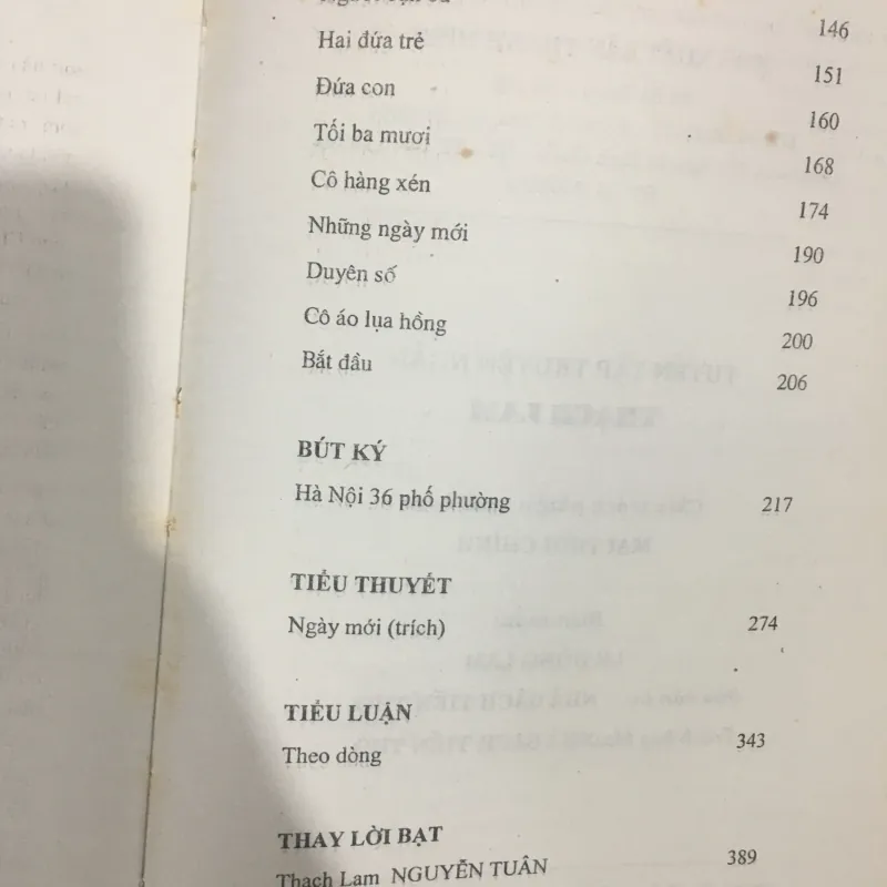 Thạch Lam - Truyện ngắn 970613