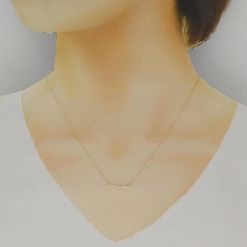 K18YG Dây chuyền kim cương 0.10CT - Hàng hiệu Chính hãng 862722