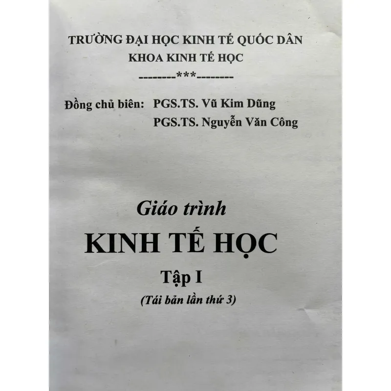 GIÁO TRÌNH KINH TẾ HỌC(Full bộ 2 tập) 759970