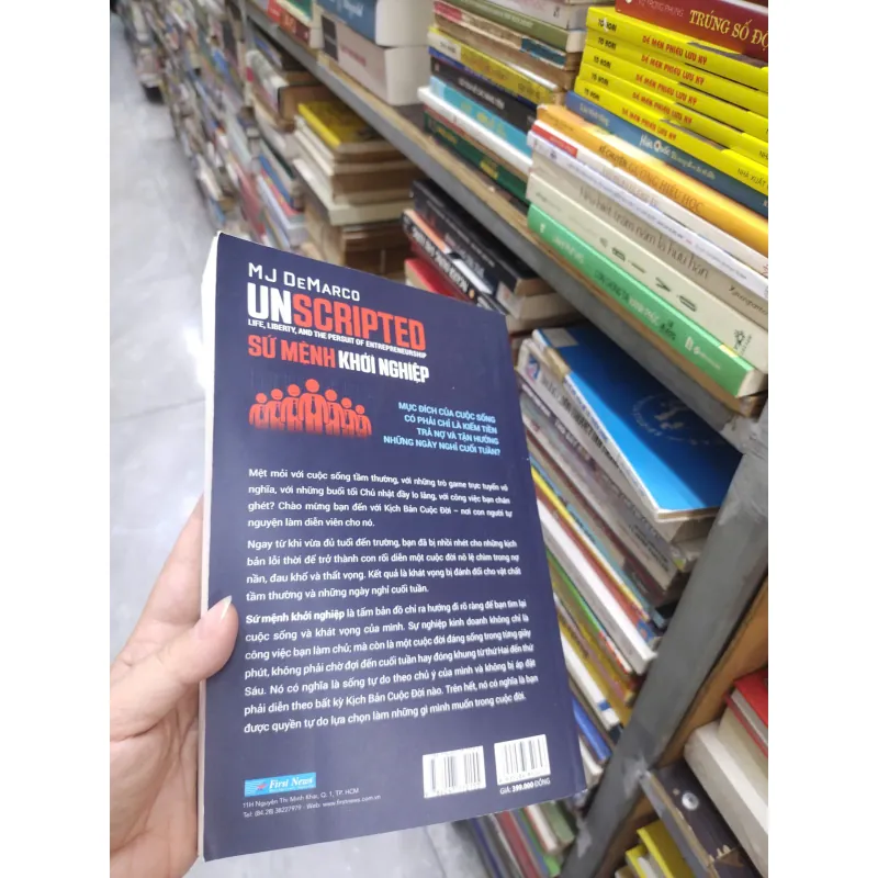Sách: Sứ mệnh khởi nghiệp - Chìa khóa mở ra cuộc sống hạnh phúc, tự do và tự chủ (B1) 716448