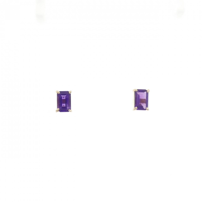 K14YG Amethyst Bông tai - Hàng hiệu Chính hãng 870571