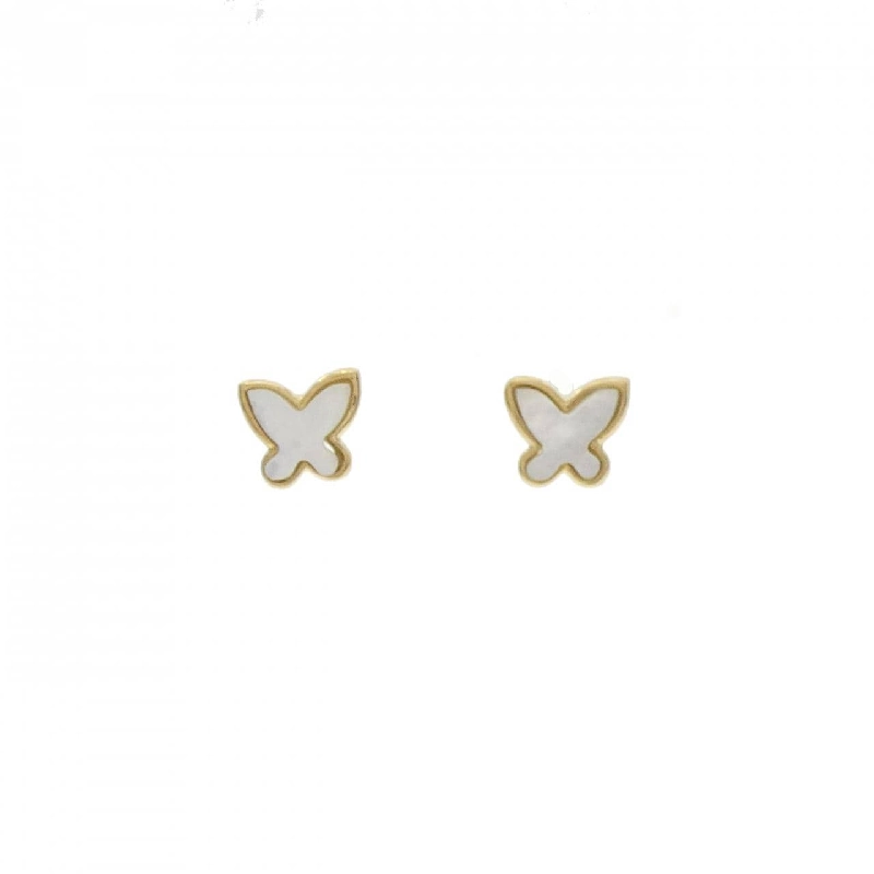 K18YG Bướm Mẹ Trai Bông Tai - Hàng hiệu Chính hãng 867515