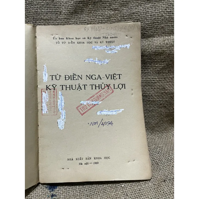 Từ điển Nga Việt kỹ thuật thủy lợi  933200