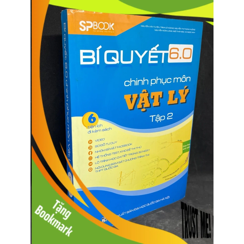 (TẶNG BOOKMARK) Bí Quyết 6.0 Chinh Phục Môn Vật Lý Tập 2 new 90% RBK2305 939572