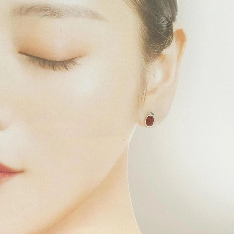 K10YG Garnet Bông tai - Hàng hiệu Chính hãng 866173