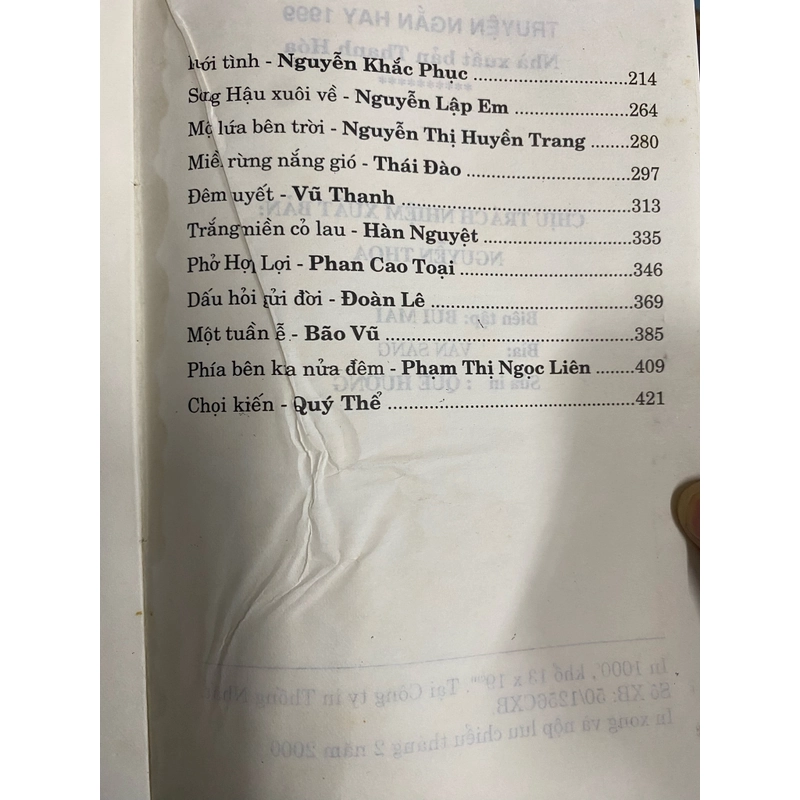 TRUYỆN NGẴN HAY 1999 510055