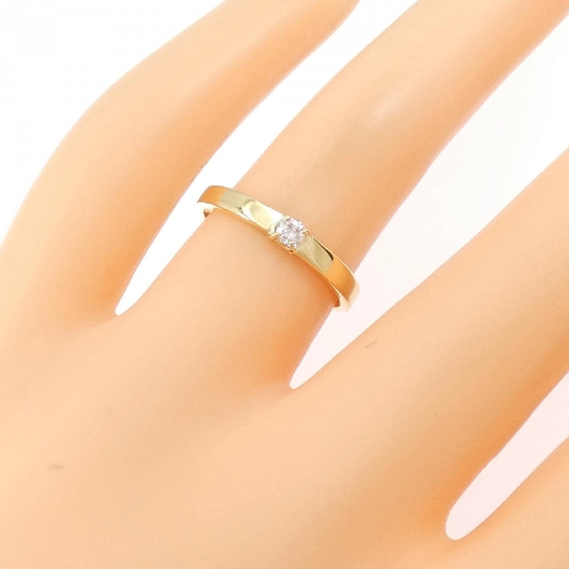Nhẫn kim cương K18YG 0.08CT - Hàng hiệu chính hãng 850126