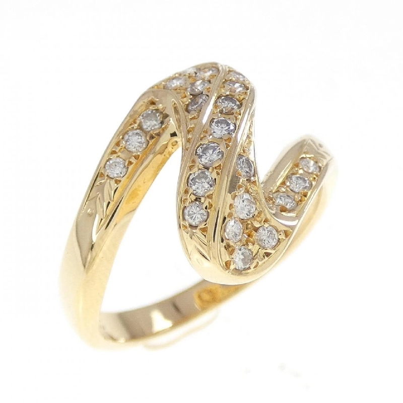 Nhẫn kim cương K18YG 0.24CT 666025