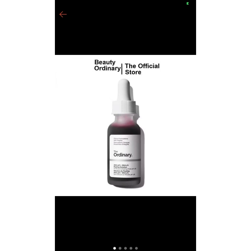 Tinh Chất Peel da The Ordinary AHA 30%+BHA 2% Peeling Solution 30ml (cosme) 445766