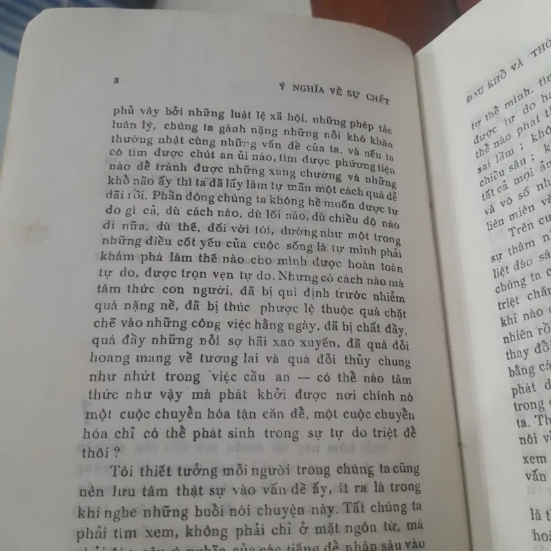 Krishnamurti - Ý NGHĨA VỀ SỰ CHẾT ĐAU KHỔ VÀ THỜI GIAN 564507
