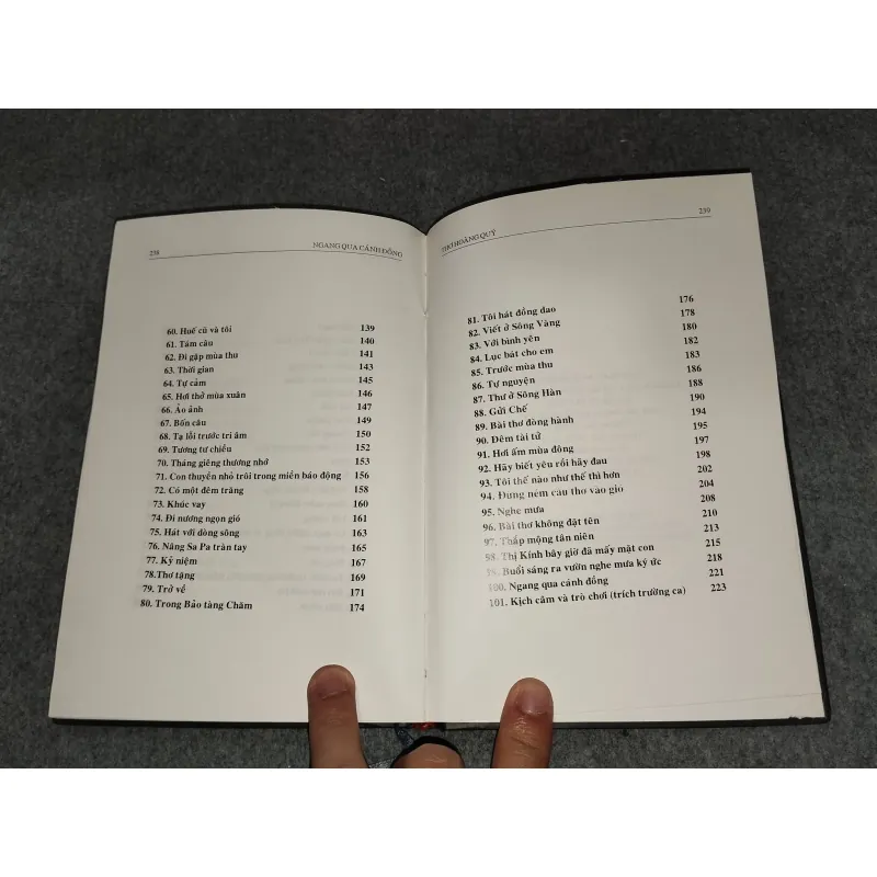 NGANG QUA CÁNH ĐỒNG - THƠ HOÀNG QUÝ 729317