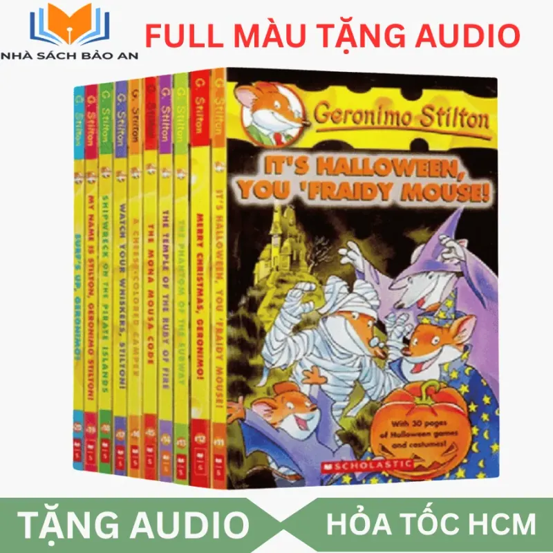Sách - Geronimo Stilton tập 11~20, sách màu đẹp TẶNG AUDIO 756577