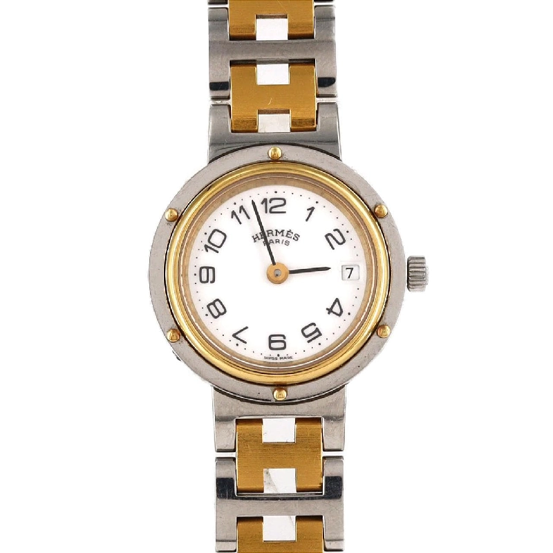 Đồng hồ Hermès Clipper Combi SSxGP Quartz - Hàng hiệu Chính hãng 873256