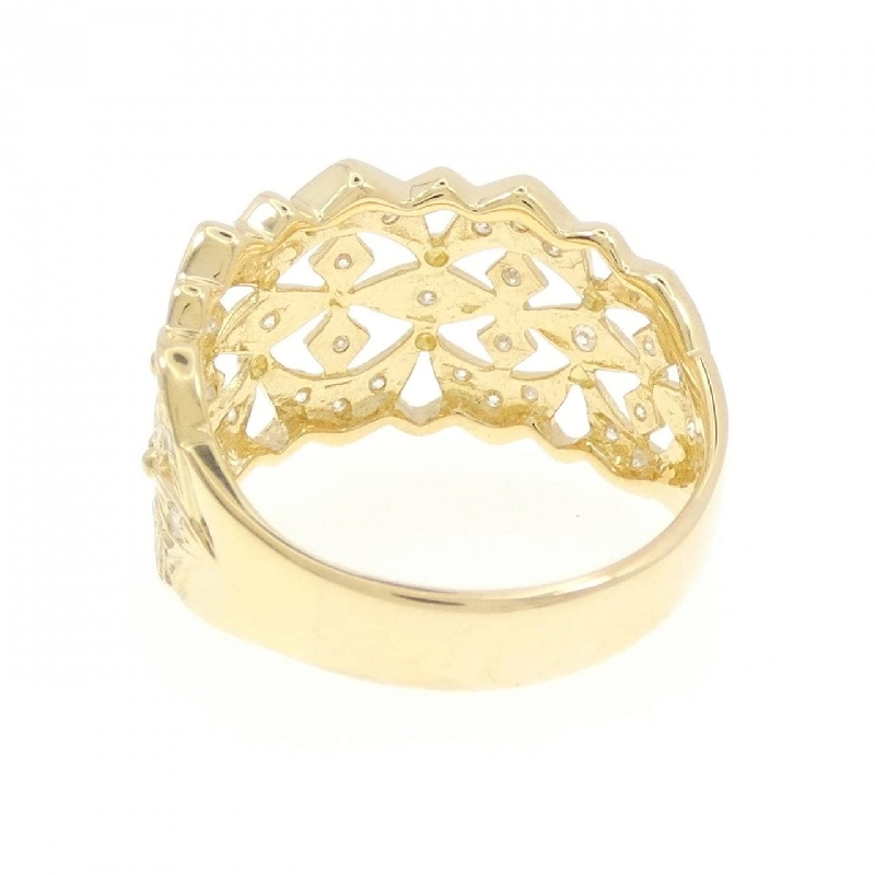 Nhẫn kim cương K18YG 0.36CT 670609