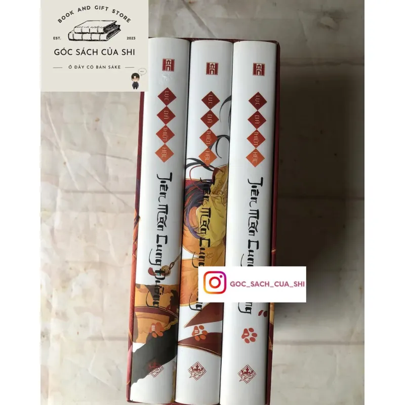 Trọn bộ 3 tập Tiên Mãn Cung Đường (bìa cứng, có boxset) - Lục Dã Thiên Hạc 736401