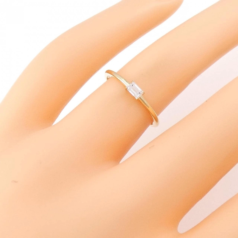 Nhẫn kim cương K18YG 0.10CT - Hàng hiệu Authentic 856553