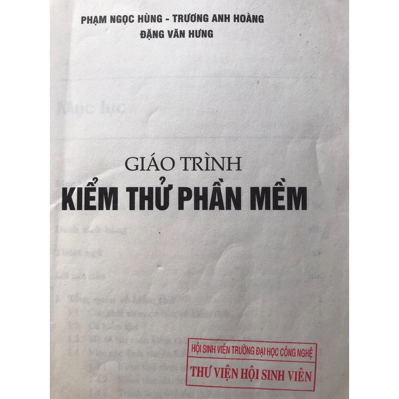 GIÁO TRÌNH KIỂM THỬ PHẦN MỀM 466546