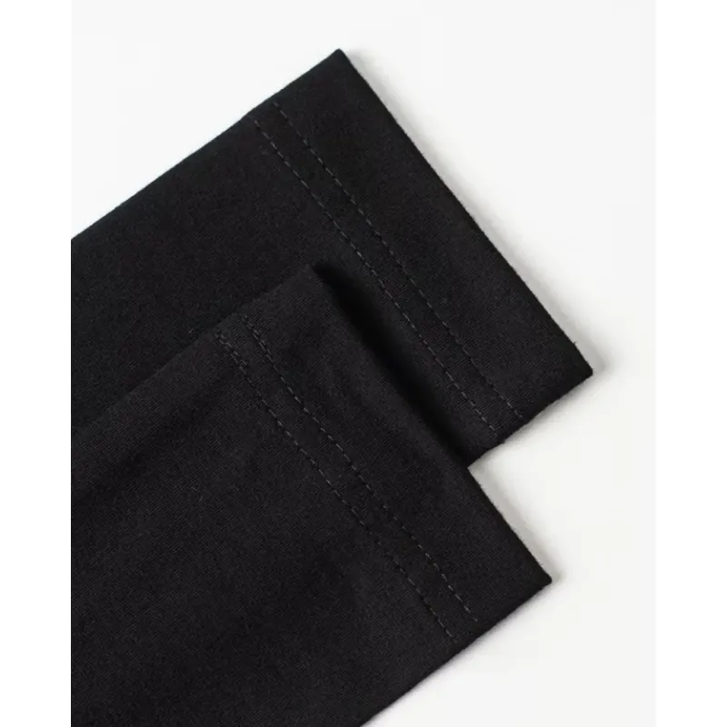 Croptop lưới 1 tay cotton pha lưới dày tay 760056