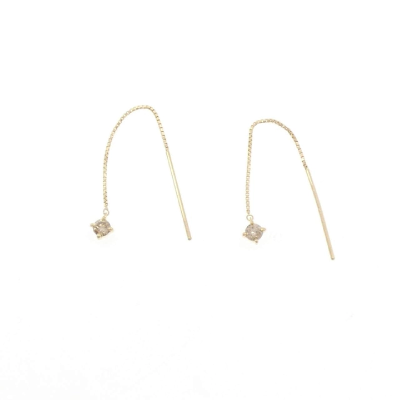 Bông tai kim cương K18YG 0.14CT - Hàng hiệu Chính hãng 872930