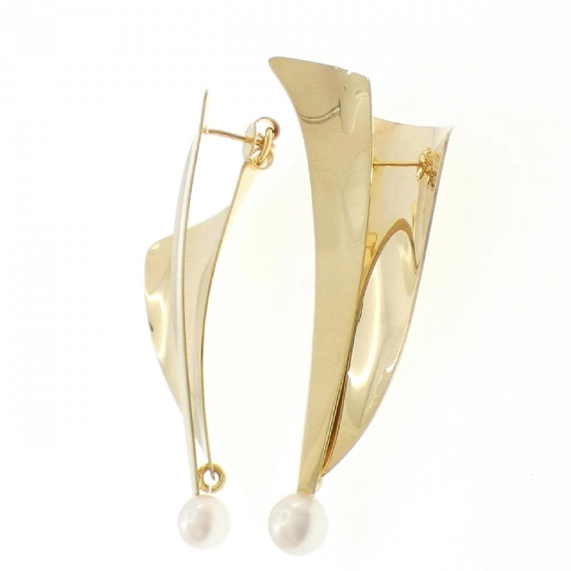 Bông tai ngọc trai Akoya 18KTYG 6.2mm - Hàng hiệu Authentic 869063