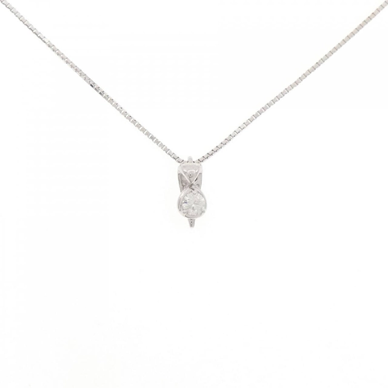 K18WG Dây chuyền kim cương 0.15CT - Hàng hiệu Chính hãng 860694