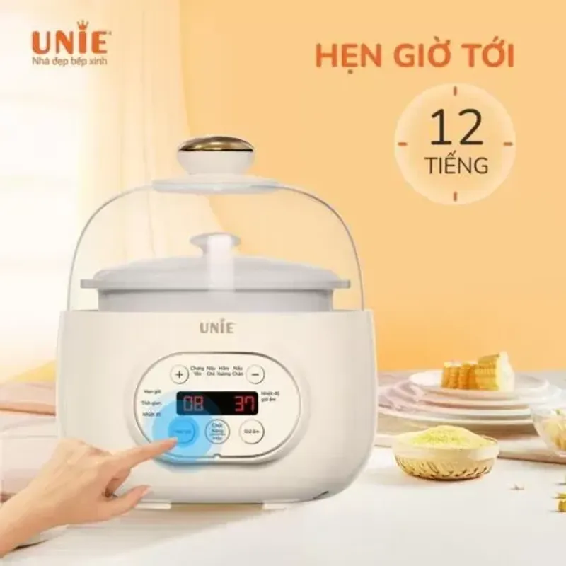Bán Nồi nấu chậm UNIE USC102W – Lòng gốm ceramic, an toàn tuyệt đối 572271