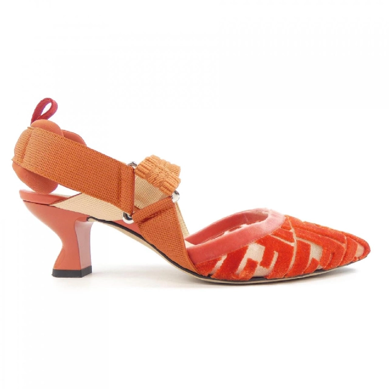 Giày cao gót FENDI Colibri Slingback - Hàng hiệu Chính hãng 829238