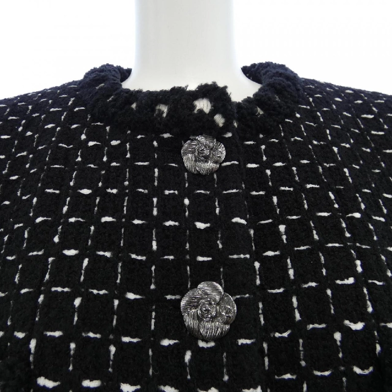 Áo khoác không cổ CHANEL - Hàng hiệu Authentic 825653