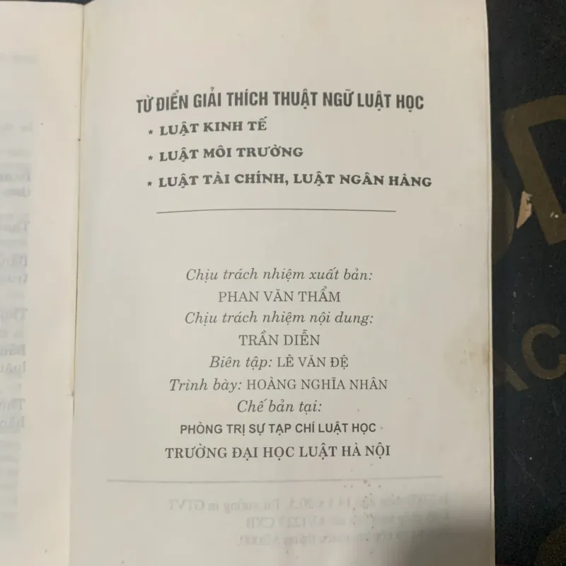 Từ điển giải thích thuật ngữ luật học, Nguyễn Ngọc Hoà 755783