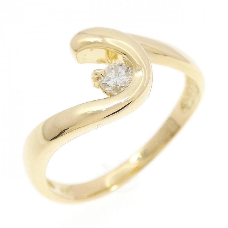 Nhẫn kim cương K18YG 0.10CT - Hàng hiệu Chính hãng 848023