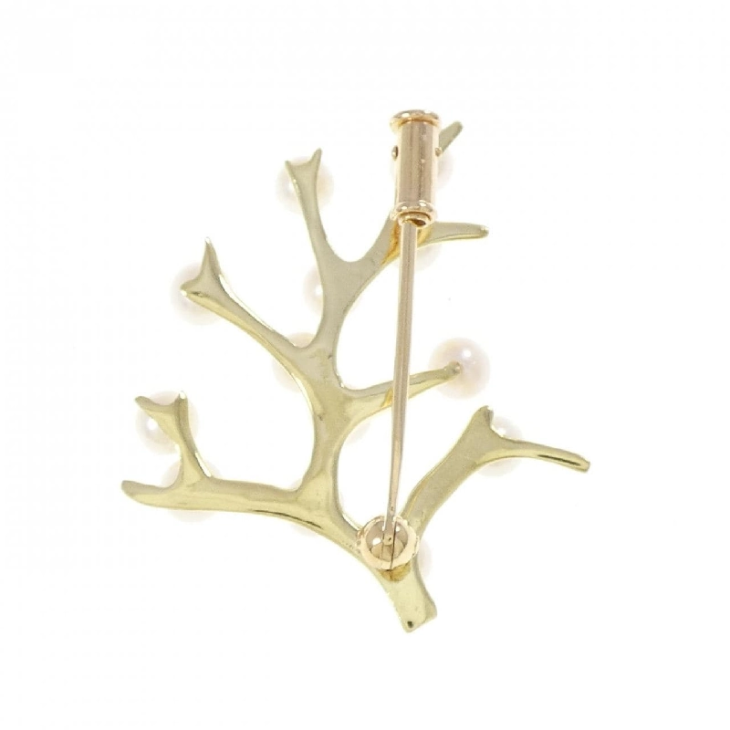K18YG Ngọc trai Akoya Brooch - Hàng hiệu Chính hãng 872479
