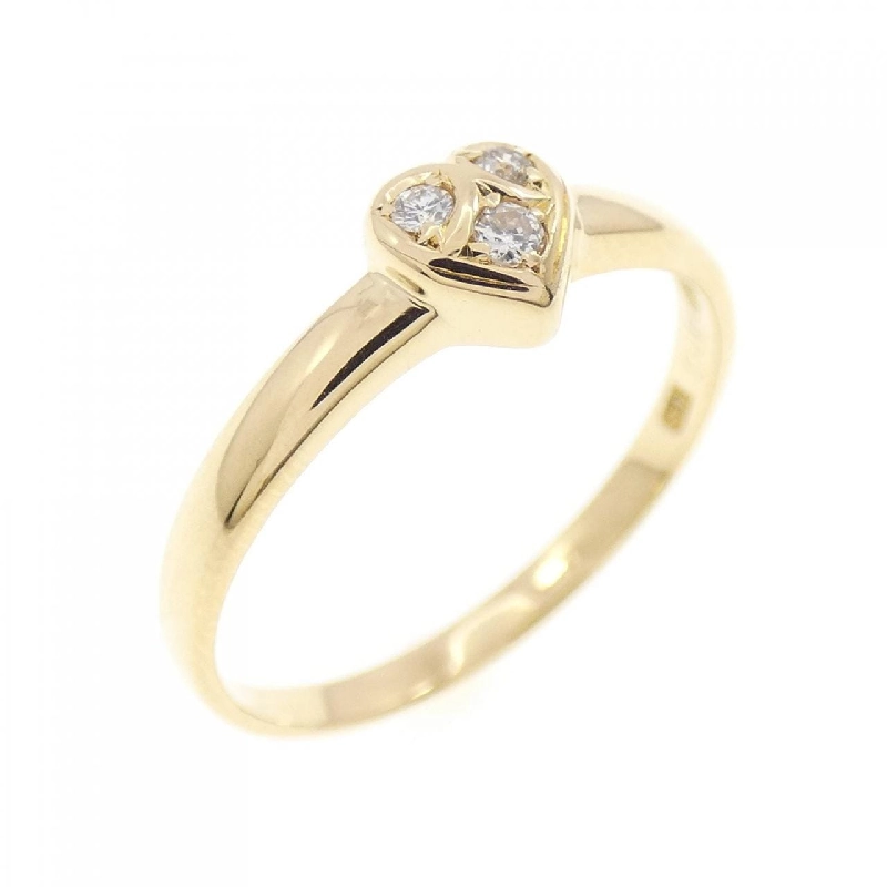 Nhẫn kim cương hình trái tim K18YG 0.06CT 668732