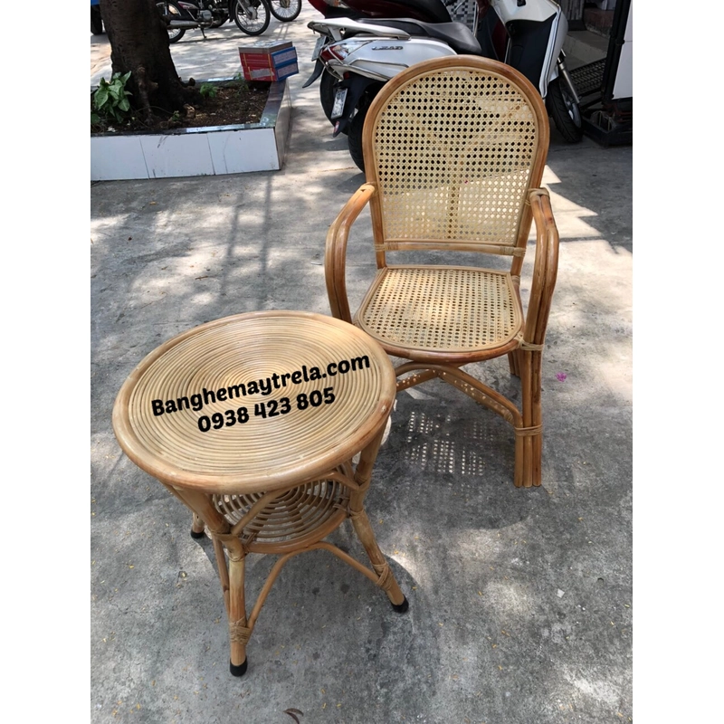 Ghế mây lưới mắt cáo giá rẻ 472093