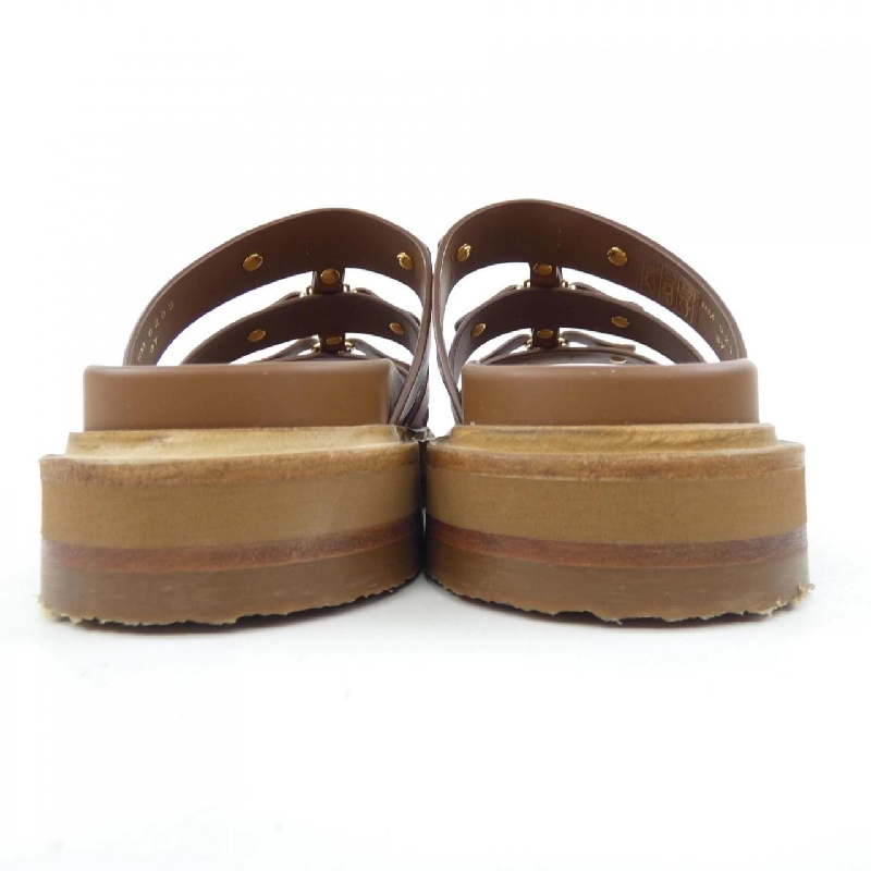 Giày sandal CELINE Slide Tippy Triomphe Wedge Mule 357283766C - Hàng hiệu Authentic 827861