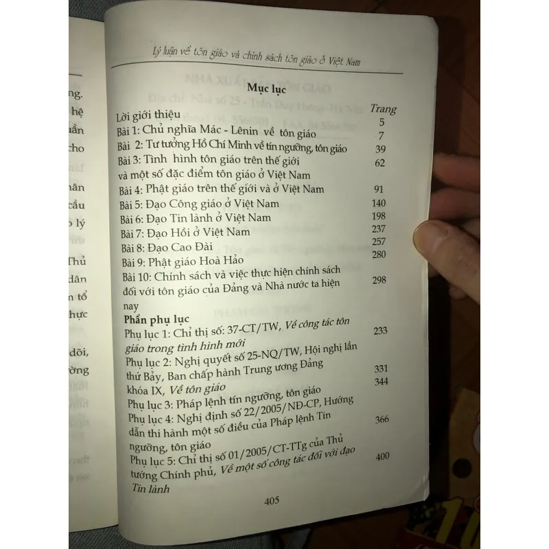 Lý luận về tôn giáo và chính sách tôn giáo ở Việt Nam  722958