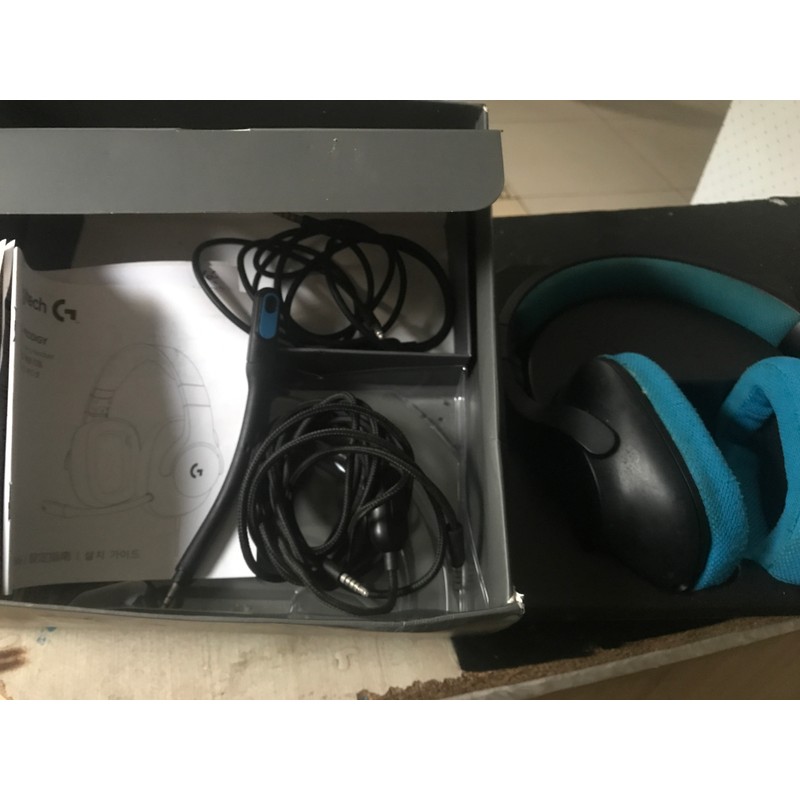 Logitech G233 Pro màu xanh dương funbox đày đủ phụ kèm theo 70134