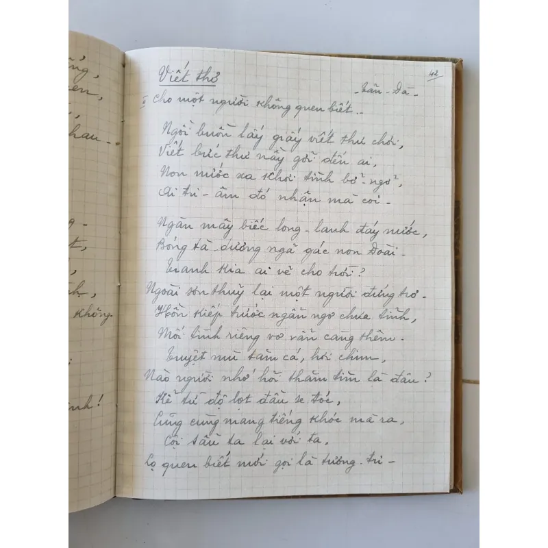 Sổ tay năm 1953 viết thơ 1020610