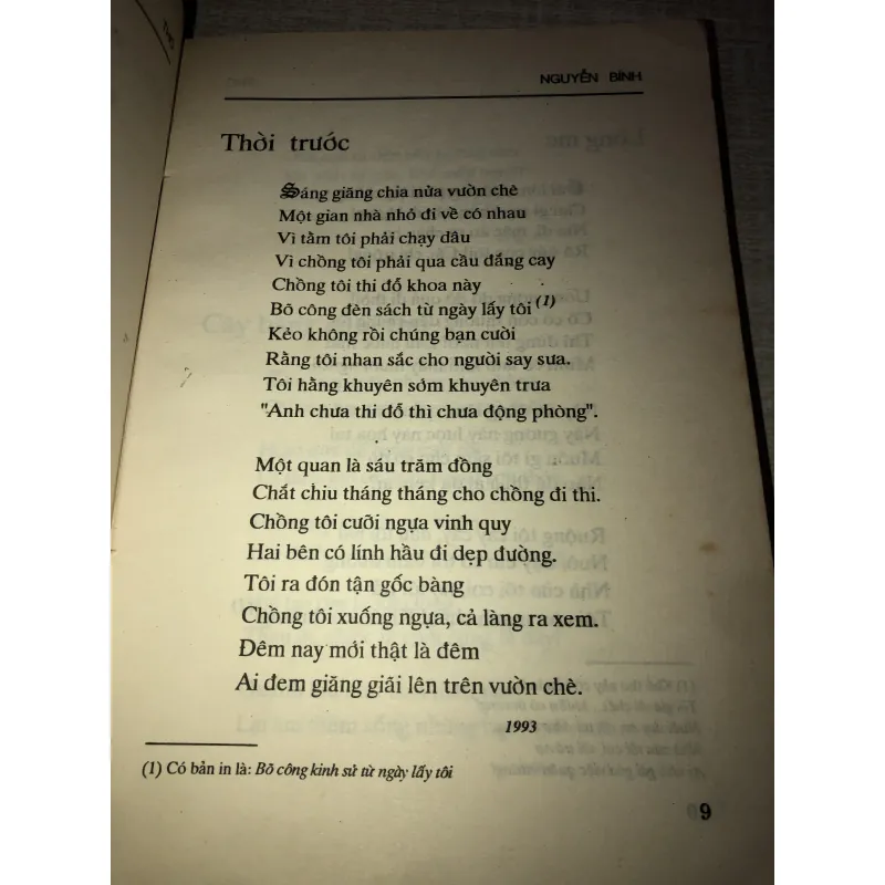 Nguyễn Bính Thơ Và Đời 996419