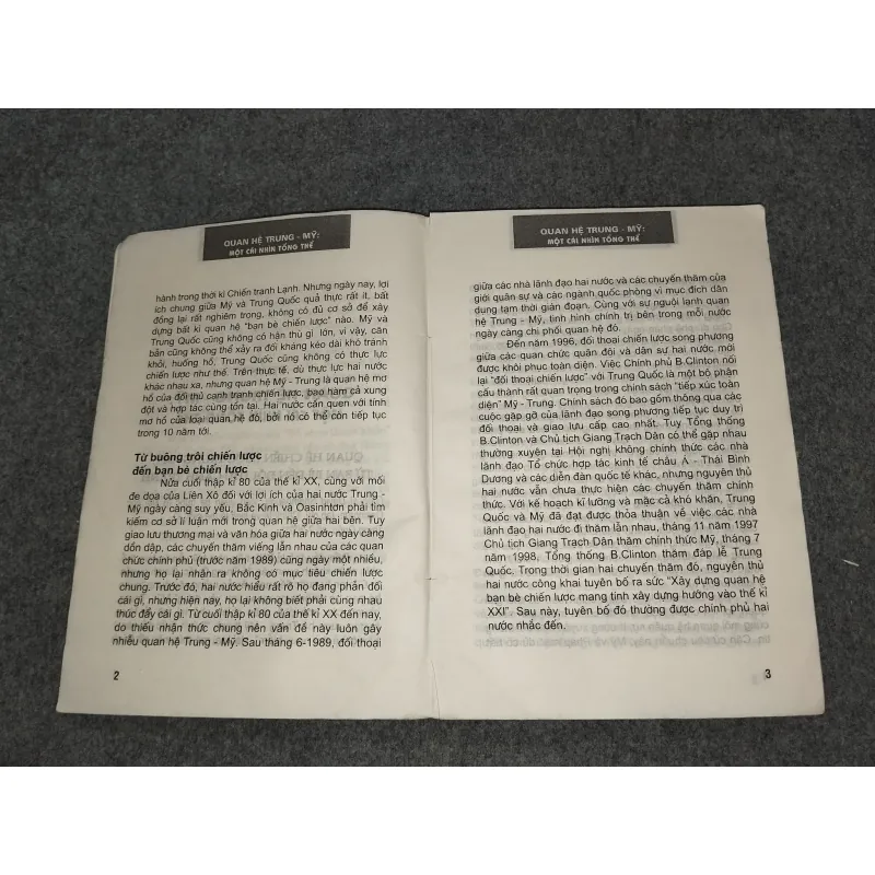 QUAN HỆ TRUNG - MỸ CÓ GÌ MỚI? 698953