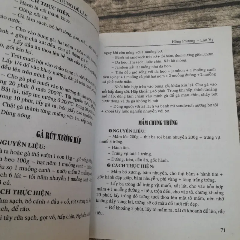 398 MÓN ĂN dễ làm- Món lẩu, ăn chay, mứt xôi chè, cháo cho bé. TG Hồng Phượng, Lan Vy 758688
