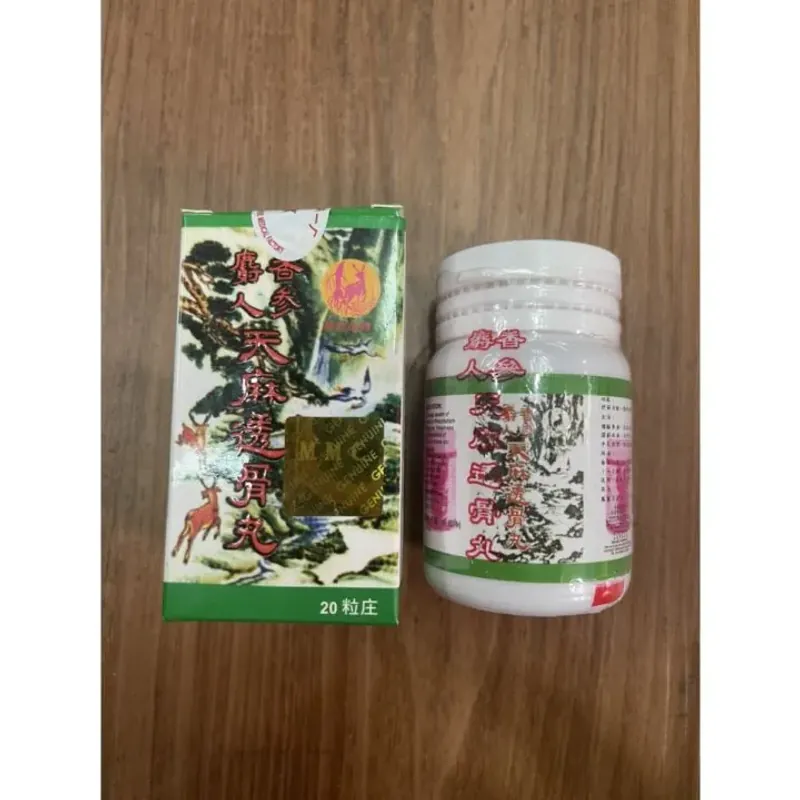 Xạ Hương Nhân Sâm Thiên Ma Tốt ĐAU NHỨC XƯƠNG KHỚP 20 Viên 722772