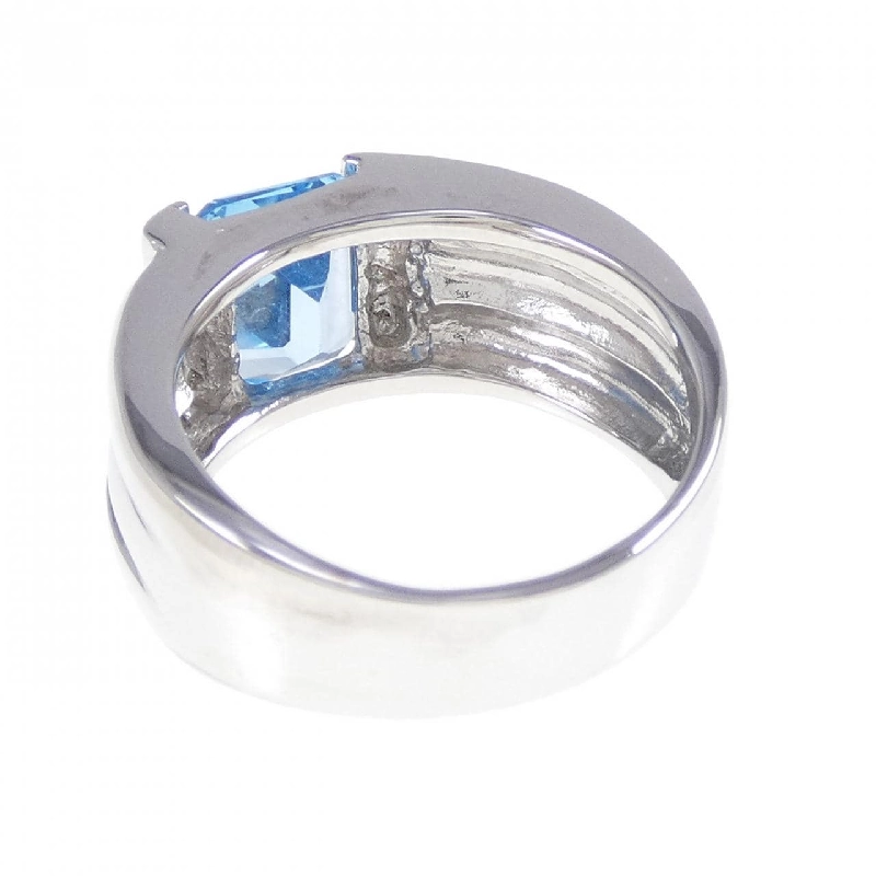 Nhẫn Blue Topaz K18WG 666175
