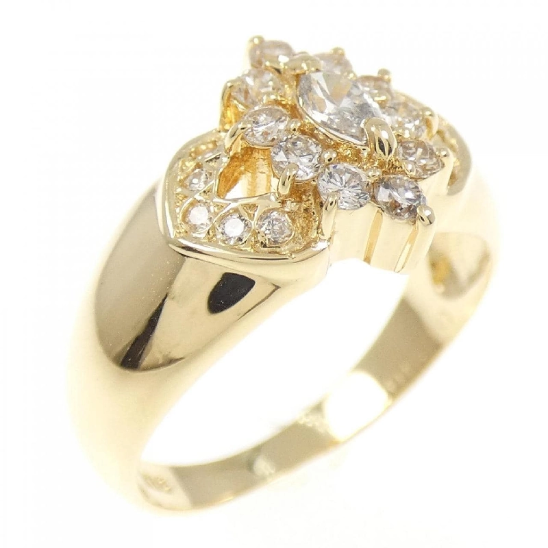 Nhẫn kim cương K18YG 0.12CT - Hàng hiệu chính hãng 855602