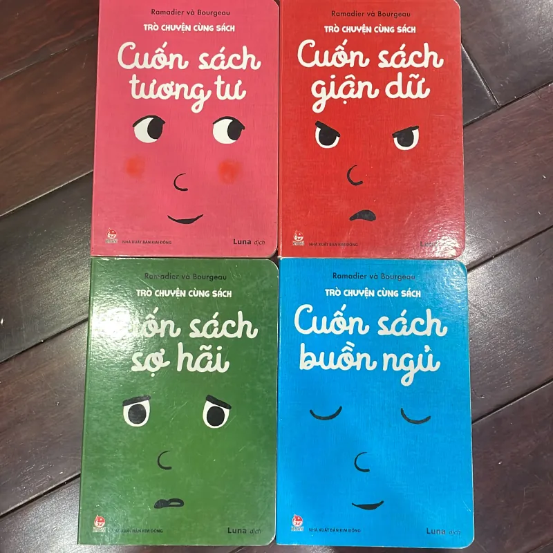 Bộ sách Trò chuyện cùng sách : cuốn sách giận dữ , tương tư , sợ hãi , buồn ngủ 1028975
