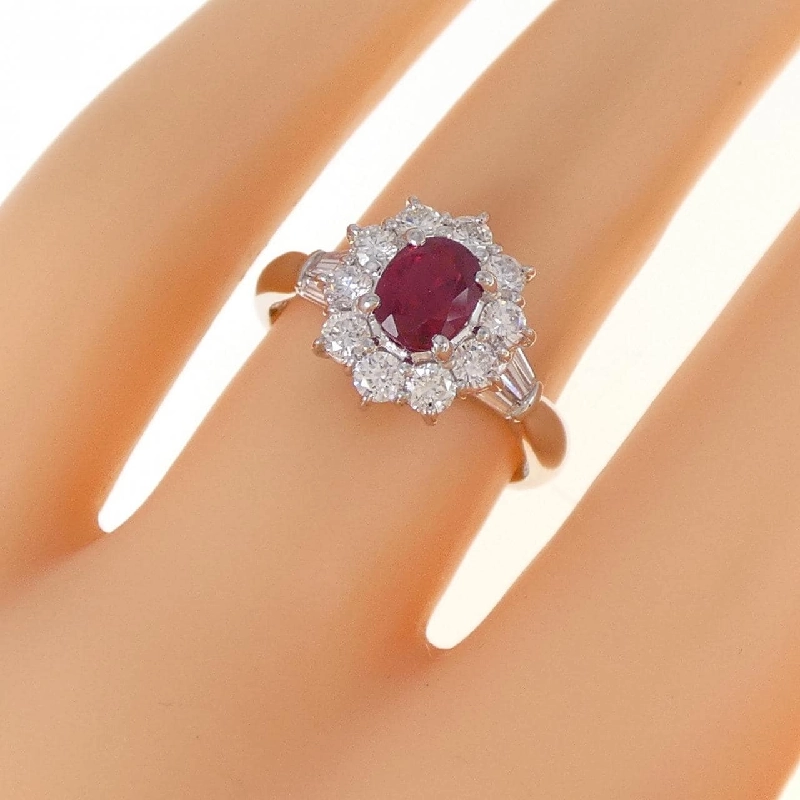Nhẫn Ruby PT900 0.80CT 671183